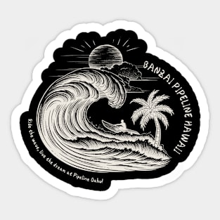 banzai surf 85001 Sticker